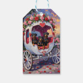 Étiquettes-cadeau Rottweiler Dog Valentine's Day (Dos)