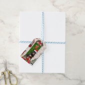 Étiquettes-cadeau Rotweiler Chien Noël (Avec de laficelle)