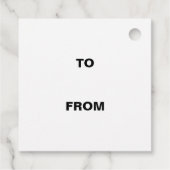 ÉTIQUETTES CADEAU ROUGE JAUNE NOËL BALISES DE FAVEUR SIMPLES (Dos)