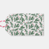 Étiquettes-cadeau Rouge Simple moderne Letting Joyeux Noël (Dos Horizontal)