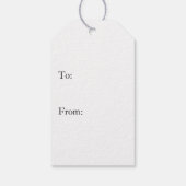 Étiquettes-cadeau Rouge tartan Noël plaid hiver motif Monogramme (Dos)