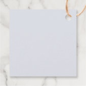 Étiquettes Cadeau ROWAN Boho bleu Boho Rainbow Baby shower Merci (Dos)