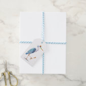 Étiquettes-cadeau Royal Blue Heron (Avec de laficelle)