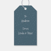 Étiquettes-cadeau Rudolph Reindeer (Dos)