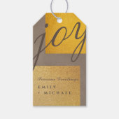 Étiquettes-cadeau Ruée vers l'or par LeahG Festivals Rouille métalli (Devant)