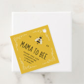 Étiquettes Cadeau Rusitc Mama to Bee Baby shower (En situation)