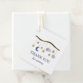 Étiquettes Cadeau Russe Baby shower nuit Sky Mobile (En situation)