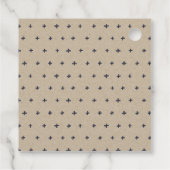 Étiquettes Cadeau Russe Navy Pine Woods Mountain Sketch Mariage (Dos)