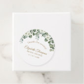 Étiquettes Cadeau Rustic Eucalyptus Greenery Elegant Bridal Shower (En situation)