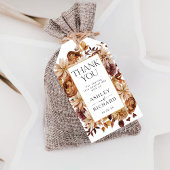 Étiquettes-cadeau Rustic Fall quitte Mariage