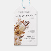 Étiquettes-cadeau Rustic Fall quitte Mariage (Devant)