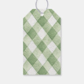 Étiquettes-cadeau Rustic Gender Neutral Little Sprout Baby Shower (Dos)