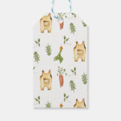 Étiquettes-cadeau Rustic Green Locally Grown Baby Shower (Dos)