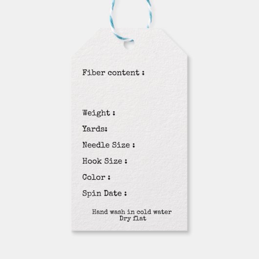 Étiquettes-cadeau Rustic Handmade in USA Ajouter votre logo (Dos)