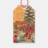 Étiquettes-cadeau Rustic kraft Christmas Simmering Potpourri (Dos)