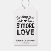 Étiquettes-cadeau Rustic S’more Love Mariage (Devant)