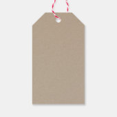 Étiquettes-cadeau Rustique aquarelle Floral Boho Hunt est au-dessus (Dos)