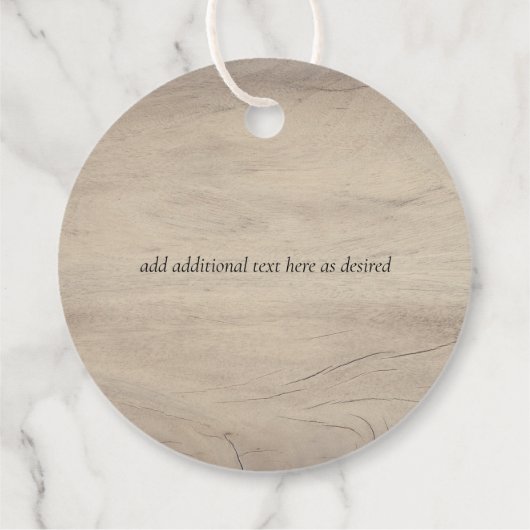 Étiquettes Cadeau Rustique automne Citrouille Figs Fleurs Mariage (Dos)