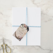 Étiquettes-cadeau Rustique Blanc Birch Floral & Colibri Favoriser (Avec de laficelle)