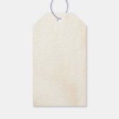 Étiquettes-cadeau Rustique Citrouilles et fleurs d'automne (Dos)