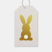 Étiquettes-cadeau Rustique Elegant Pâques Personnalisé (Dos)