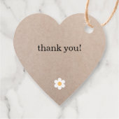 Étiquettes Cadeau Rustique Signifie Être Mariage Merci (Dos)