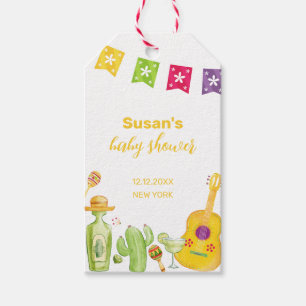 Étiquettes-cadeau Rustique Taco 'Bout Cactus Lime Baby shower de gui