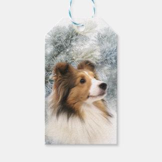 Étiquettes-cadeau Sable Shelter Noël