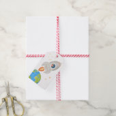Étiquettes-cadeau Sac Cadeau Espace (Avec de la ficelle)