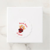 Étiquettes Cadeau Sacré Coeur de Jésus (En situation)