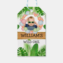 Safari Animaux Wild One Birthday PHOTO
