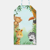 Étiquettes-cadeau Safari Anniversaire Tags cadeaux (Dos)
