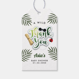 Étiquettes-cadeau Safari Jungle Tropical Baby Shower pour le Petit S
