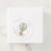Étiquettes Cadeau Sage Green Adventure Teddy Baby shower Merci (En situation)