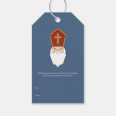 Étiquettes-cadeau Saint-Nicolas (Dos)