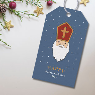 Étiquettes-cadeau Saint-Nicolas