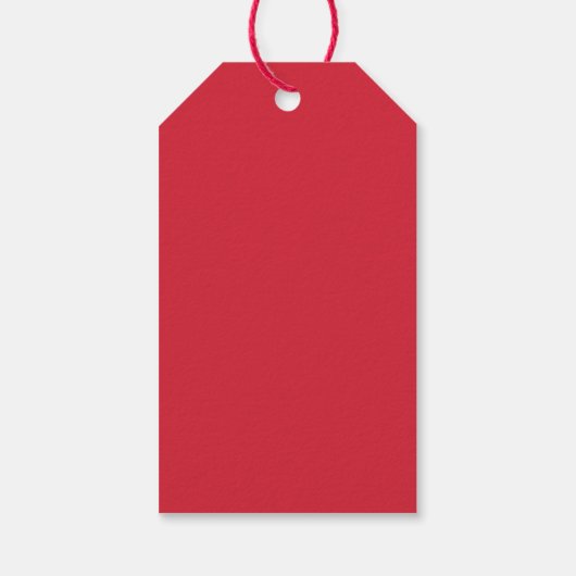 Étiquettes-cadeau Saint-Valentin Baiser rouge lèvres Imprimer de et  (Dos)