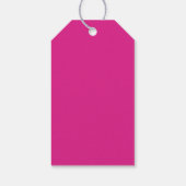 Étiquettes-cadeau Saint Valentin coeur rose (Dos)