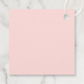 Étiquettes Cadeau Saint Valentin Coeurs rose (Dos)