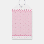 Étiquettes-cadeau Saint-Valentin Cupcake Rose (Dos)