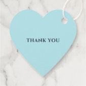 Étiquettes Cadeau Saint Valentin Merci du coeur (Dos)