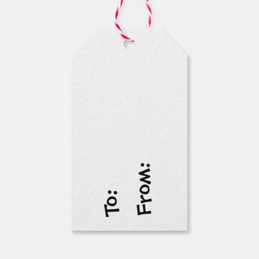 Étiquettes-cadeau Saint-Valentin (rouge) Chien écossais (noir) migno (Dos)