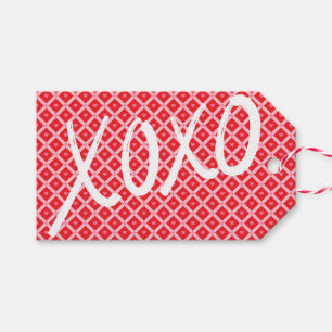 Étiquettes-cadeau Saint Valentin XOXO