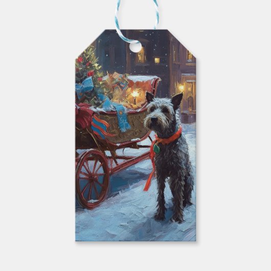 Étiquettes-cadeau Saison de Noël de Chesapeake (Devant)