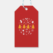 Étiquettes-cadeau Saison de vacances, Joyeux Noël (Dos)