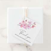Étiquettes Cadeau Sakura - Merci Mariage (En situation)