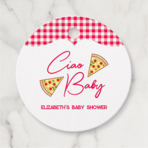 Étiquettes Cadeau Salut Bébé Fête de Naissance Italienne