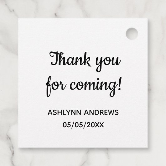 Étiquettes Cadeau Salutations jusqu'à 40 ans (Dos)