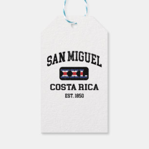 Étiquettes-cadeau San Miguel, Costa Rica - XXL Athletic
