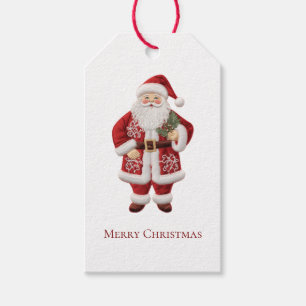 Étiquettes-cadeau Santa Claus
